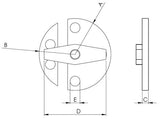 Hollex-Verschluss rund 58mm