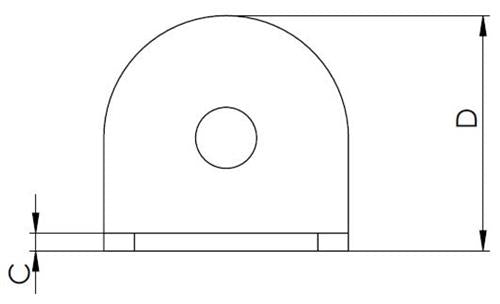 Hollex-Schlossraub 96,8 x 37,2 mm