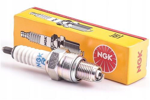 NGK bougie BP8HS-10 met nikkel elektrode en 1 mm elektrodeafstand.
