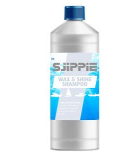 Sjippie Wax & Shine Shampoo 1L, krachtige reiniger met wax voor een langdurige glans en waterafstotend effect.