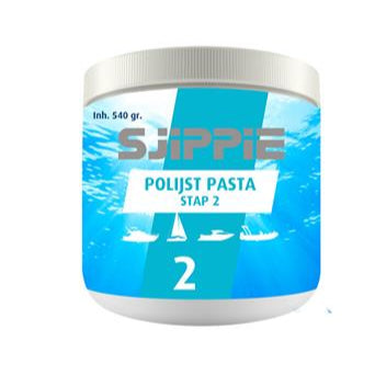  Sjippie Polijst Pasta Fijn 540gr, polijstmiddel voor gelcoat, lak en chroom met fijne afwerking.