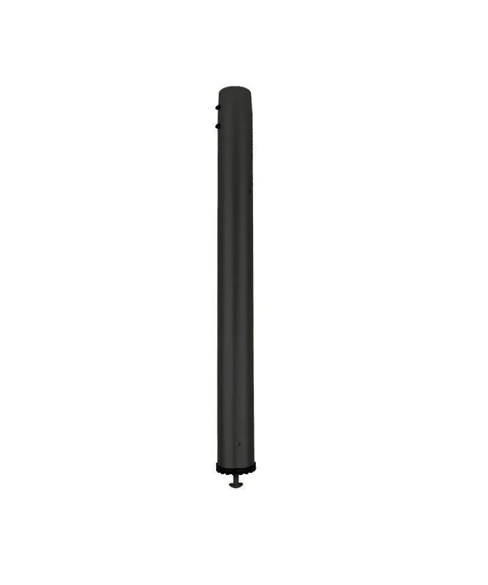 Black table leg for boat table complete 68 cm