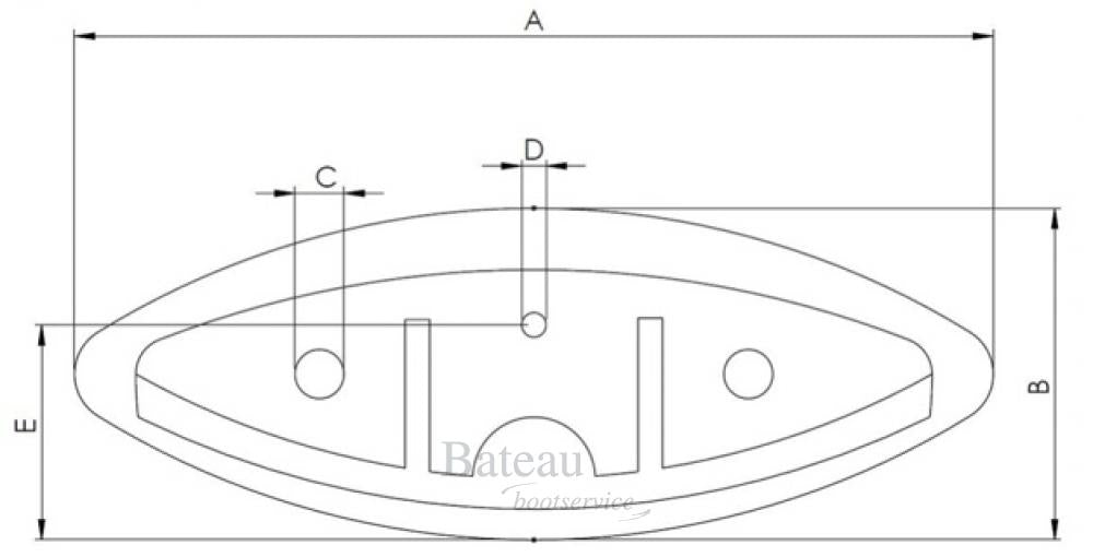 Hollex kikker opklapbaar 150mm - Bateau Bootservice