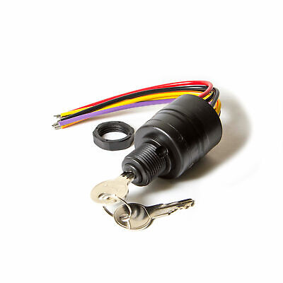 Sierra Polyester Ignition Switch – 3-Position Off-Run-Start (Continuous), 6-Wire, Max. 16mm Wall Thickness MP41070