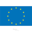 Vlag Europa 20 x 30 cm - Bateau Bootservice