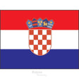 Vlag Kroatie 30 x 45 cm - Bateau Bootservice